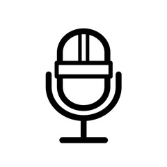  microphone - vector icon