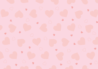 pink hearts background