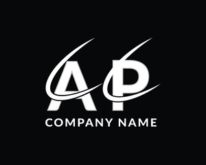 AP Letter’s logo icon design template elements
