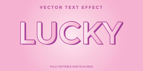 Lucky logo design 