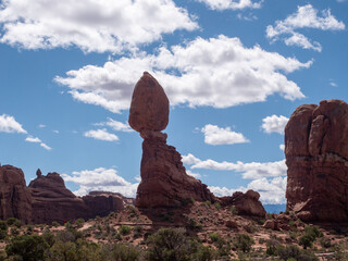 Fototapeta na wymiar arches national park in Utah