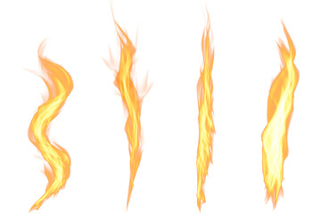 High-Resolution Transparent PNG Flame Image. Perfect for Design Projects