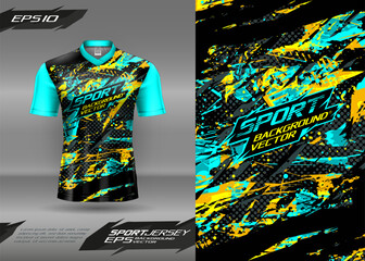 tshirt sports abstract texture jersey design for racing, soccer, gaming, motocross, gaming, cycling
