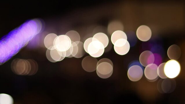 Round Light in the night