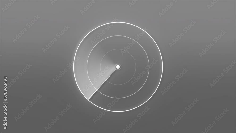 Poster glowing line on navigation radar. motion. simple circle with radar navigation line. simple radar wit