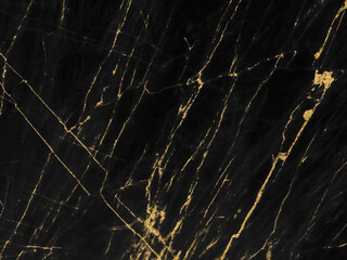 Black and gold marble luxury wall texture with shiny golden line pattern abstract background design for a cover book or wallpaper and banner website.