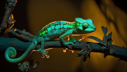 bioluminescent animal