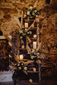 D&eacute;coration rustique de la f&ecirc;te