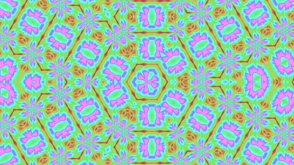Kaleidoscope decorative graphic background effect