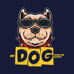 Dog svg typography T shirt design. Dog Lover t shirt design for the gift. Animal lover t-shirt design