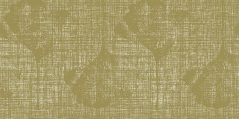 modern abstract floral background  leaves chintz earth colors on  linen textures digital prints seamless pattern design Natural. Weave Fabric for Wallpaper, Cloth Packaging, curtain, duvet cover shirt