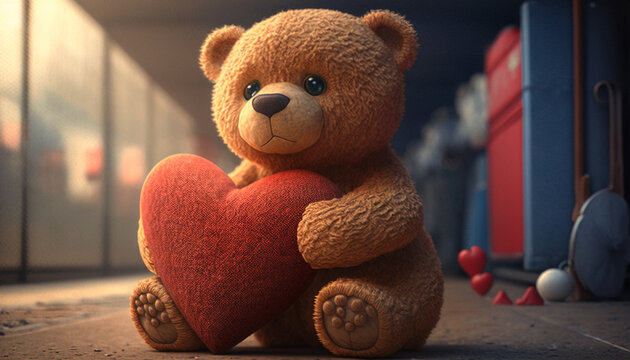 Teddy Bear Heart" Images – Browse 36 Stock Photos, Vectors, and Video |  Adobe Stock
