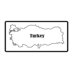 turkey map icon