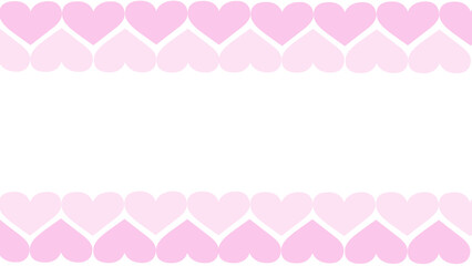 happy valentines day card with pink heart