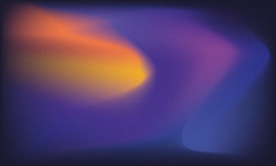 Abstract retro gradient background with grain texture