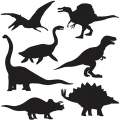 silhouette dinosaur #3