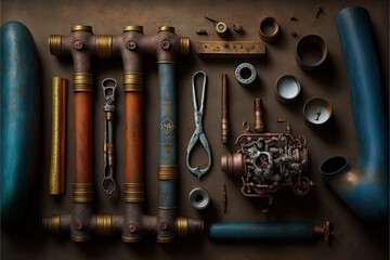 Pipes and other plumbing items