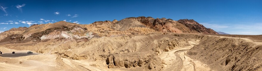 Panorama of Artist's Pallete, Death Valley