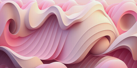 Abstract plastic wavy background, close up, Generative AI
