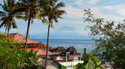 Fototapeta na wymiar Typical Postcard View from Bali, Indonesia