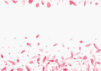 Red Blooming Vector Transparent Background.