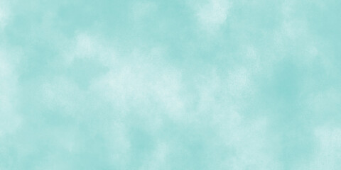 Obraz premium Abstract Watercolor shades blurry and defocused Cloudy Blue Sky Background, blurred and grainy Blue powder explosion on white background, Classic hand painted Blue watercolor background for design.