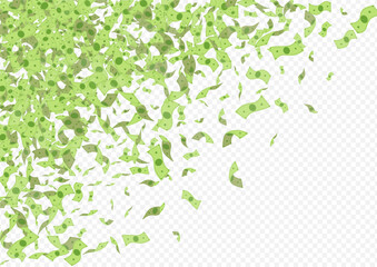 Flow Money Vector Transparent Background. Flow