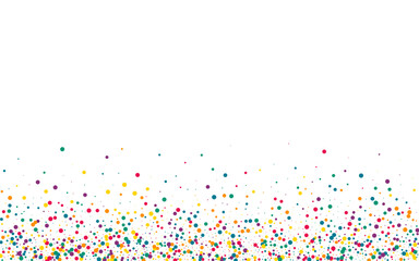 Rainbow Rain Top White Background. Carnaval Shine