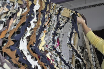 Camouflage net for military protection