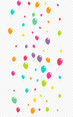 Bright Anniversary Inflatable Ball Vector