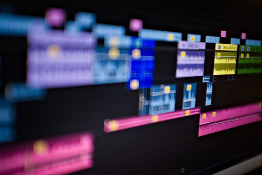 Video editing timeline