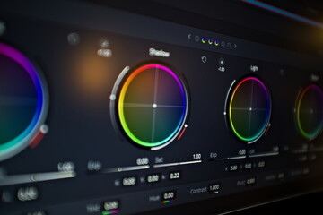 Color correction panel