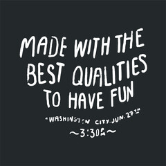 fashion type slogan for print