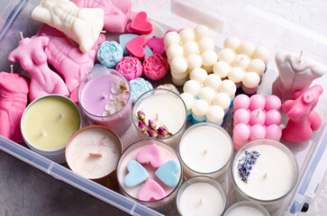 Soy Wax Candles, Assorted Handmade Aroma Candles