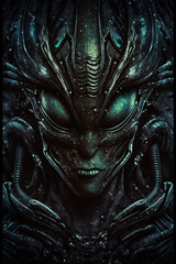 Extraterrestrial Alien Background Texture - Extraterrestrial Texture Wallpaper Series - Alien background wallpaper created with Generative AI technology