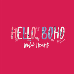 fashion type slogan for print