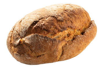 PNG, Round bread made from dark flour.	
