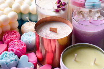 Soy Wax Candles, Assorted Handmade Aroma Candles