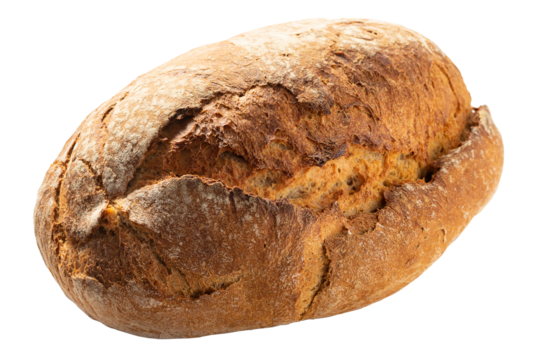 PNG, Round bread made from dark flour.	
