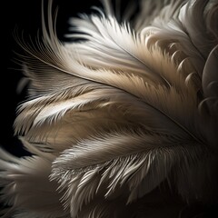 Birds feathers 