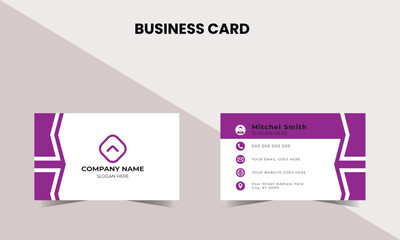 Unique Business Card, Modern, Creative and clean corporate business card design.