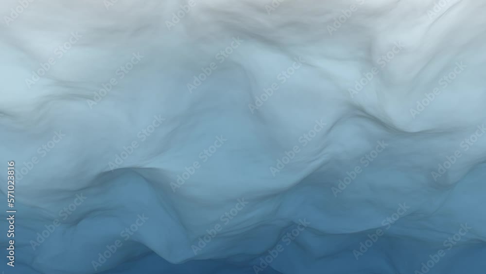 Poster abstract waves slow motion background animation. seamless looping.