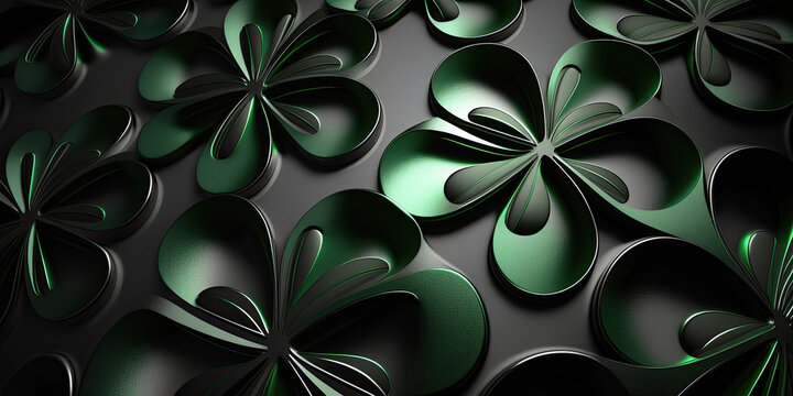 four leaf clover design - generative ai