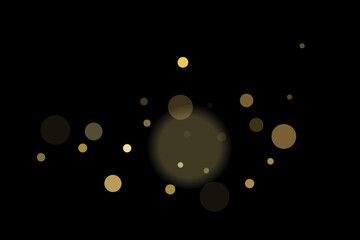 Gold glitter confetti, great design for any purpose. Party decor.