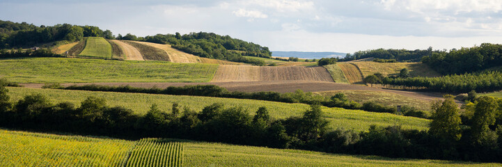 acre farmer natural landscape slope