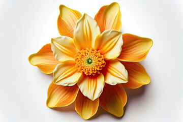 Obraz premium Dafodil Flowers, Illustration, Generative AI