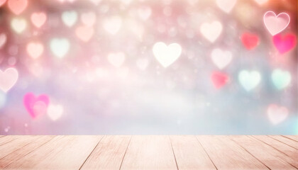 Naklejka na ściany i meble cute background with colorful hearts