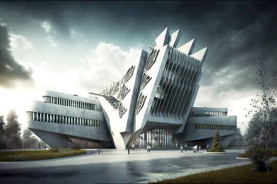 Futuristic Building Image & Photo (Free Trial)