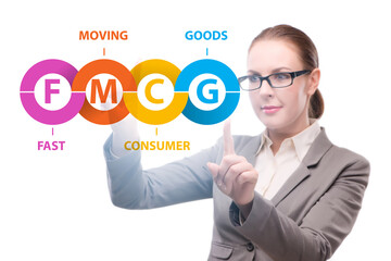FMCG concept - fast moving consumer goods