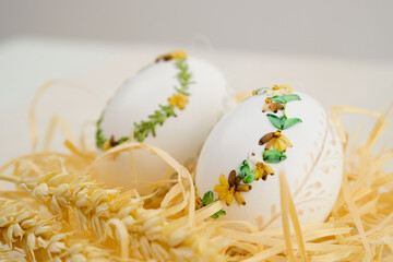 ribbon embroidery on eggshells ribbon embroidery technique on empty egg not chicken eggs turkey or...